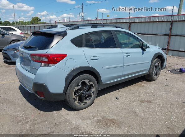 JF2GTHNC5M8247935 2021 SUBARU CROSSTREK Gray Задня права чверть
