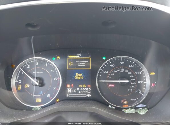 JF2GTHNC5M8247935 2021 SUBARU CROSSTREK Gray Вид задніх сидінь