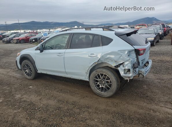JF2GTHSCXNH229646 2022 SUBARU CROSSTREK Blue Trasero izquierdo