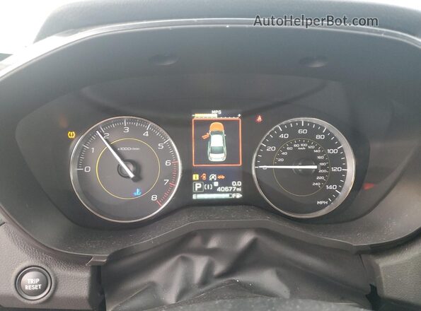 JF2GTHSCXNH229646 2022 SUBARU CROSSTREK Blue Vista del cuadro de instrumentos