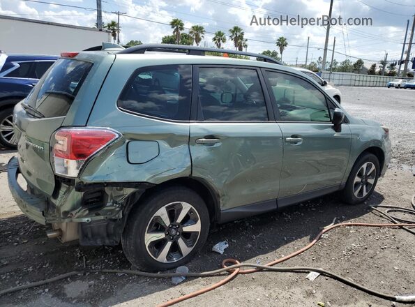 JF2SJABC1JH575893 2018 SUBARU FORESTER 2.5 Green 