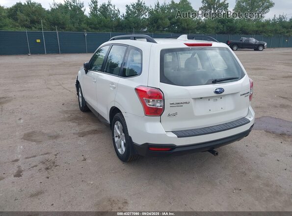 JF2SJABC3GH456705 2016 SUBARU FORESTER 2.5 Белый Задняя левая четверть