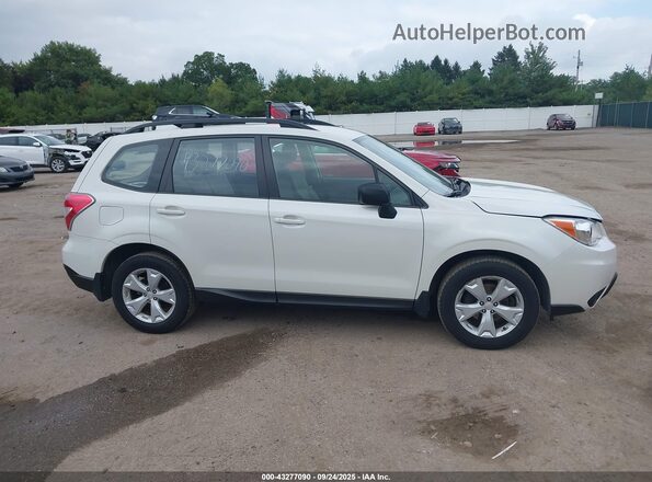 JF2SJABC3GH456705 2016 SUBARU FORESTER 2.5 Белый Вид задней части салона