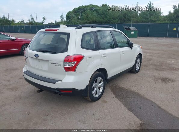 JF2SJABC3GH456705 2016 SUBARU FORESTER 2.5 Белый Задняя правая четверть