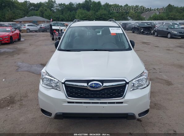 JF2SJABC3GH456705 2016 SUBARU FORESTER 2.5 Белый Вид щитка приборов
