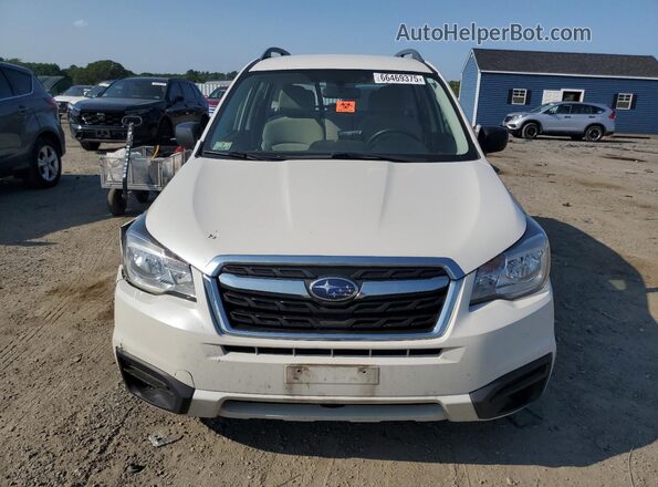 JF2SJABC6JH563822 2018 SUBARU FORESTER 2.5 White 