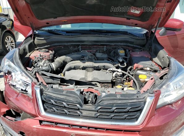 JF2SJAGC1JH453267 2018 SUBARU FORESTER 2.5 Бордовый 
