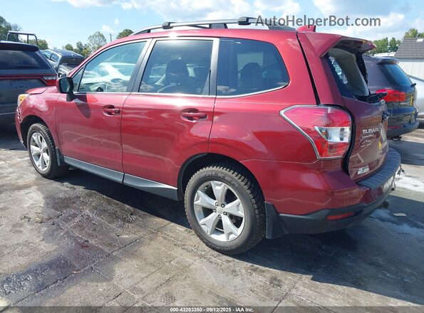 JF2SJARC2GH473260 2016 SUBARU FORESTER 2.5 Burgundy Tył lewy