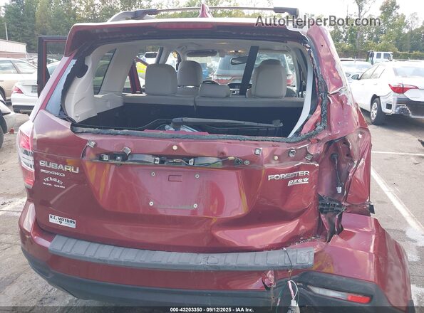 JF2SJARC2GH473260 2016 SUBARU FORESTER 2.5 Burgundy Widok z przodu