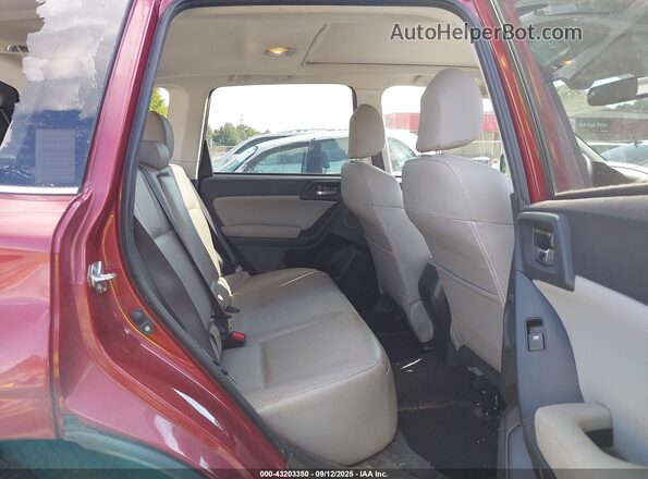 JF2SJARC2GH473260 2016 SUBARU FORESTER 2.5 Burgundy Widok naklejki z numerem VIN