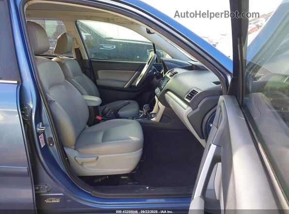 JF2SJAXC4GH548334 2016 SUBARU FORESTER 2.5I TO Blue წინა სალონის ხედი