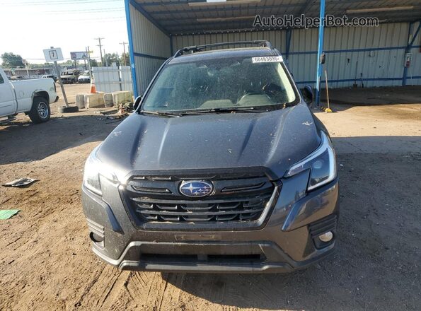 JF2SKADC2NH438056 2022 SUBARU FORESTER Gray Դիմացի տեսք