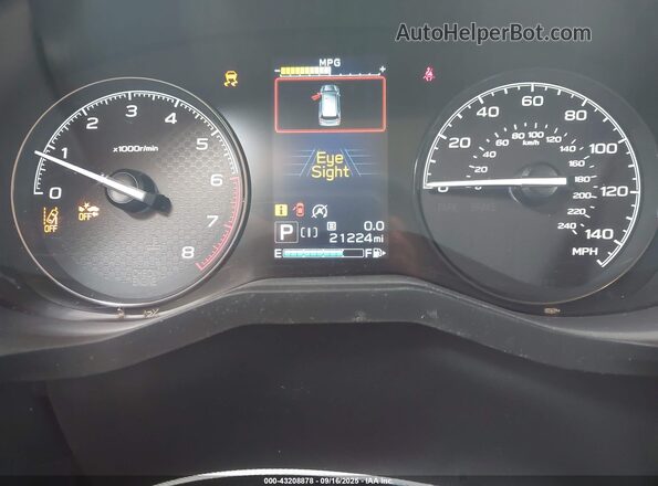 JF2SKADC4MH460963 2021 SUBARU FORESTER Light Blue Widok tylnych siedzeń