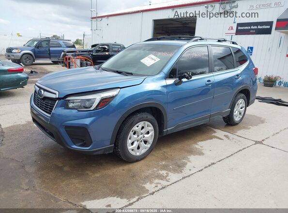 JF2SKADC4MH460963 2021 SUBARU FORESTER Light Blue Przód lewy