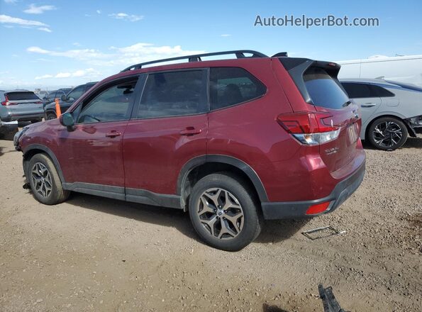 JF2SKADC7RH415328 2024 SUBARU FORESTER Maroon უკანა მარცხენა