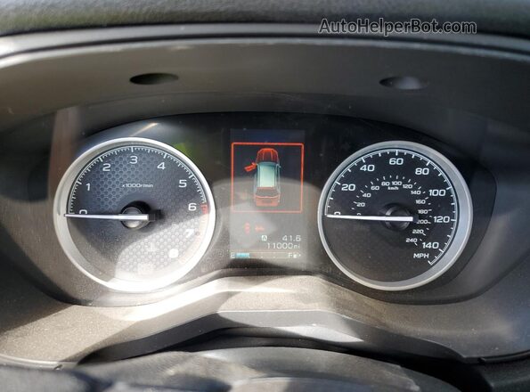JF2SKADC7RH415328 2024 SUBARU FORESTER Maroon ხელსაწყოთა პანელის ხედი