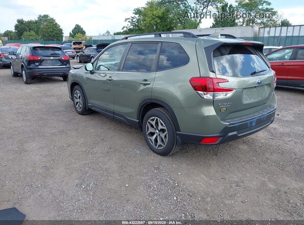 JF2SKAFC2MH540050 2021 SUBARU FORESTER Green Trasero izquierdo