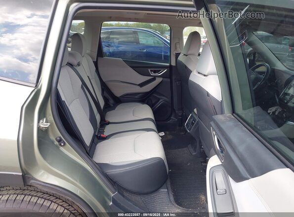 JF2SKAFC2MH540050 2021 SUBARU FORESTER Green Vista de la etiqueta del VIN