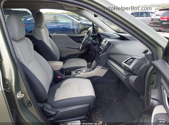JF2SKAFC2MH540050 2021 SUBARU FORESTER Green Vista interior delantera