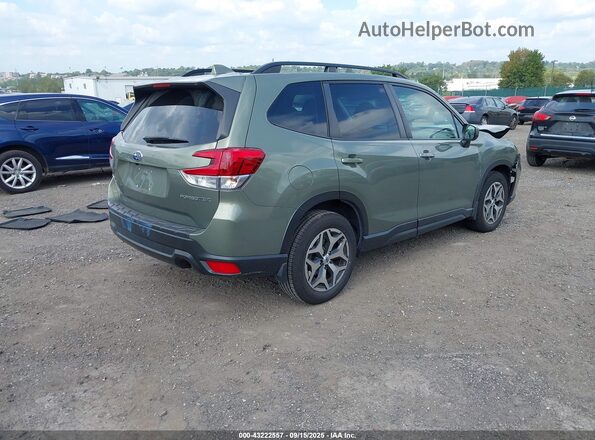 JF2SKAFC2MH540050 2021 SUBARU FORESTER Green Trasero derecho