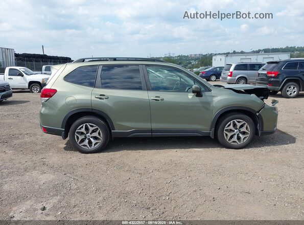 JF2SKAFC2MH540050 2021 SUBARU FORESTER Green Vista interior trasera