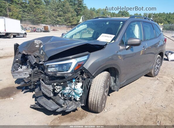 JF2SKAJC0MH512674 2021 SUBARU FORESTER Серый Передняя левая четверть
