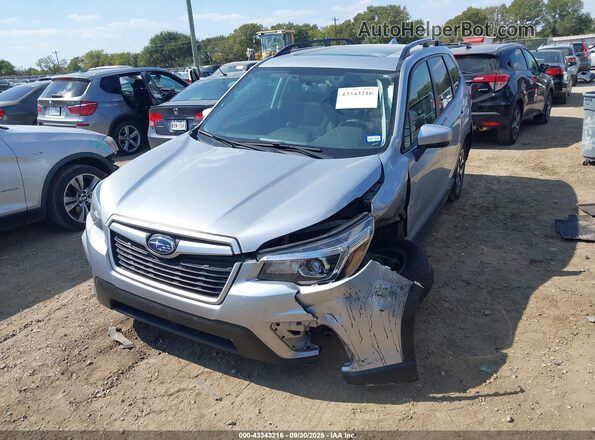 JF2SKAJC1LH462995 2020 SUBARU FORESTER Silver წინა მარცხენა ხედი სამი მეოთხედიდან