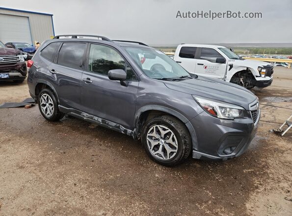 JF2SKAJC4LH414231 2020 SUBARU FORESTER Gray Delantero derecho