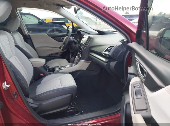 JF2SKAJC7MH565033 2021 SUBARU FORESTER Maroon Vista interior delantera