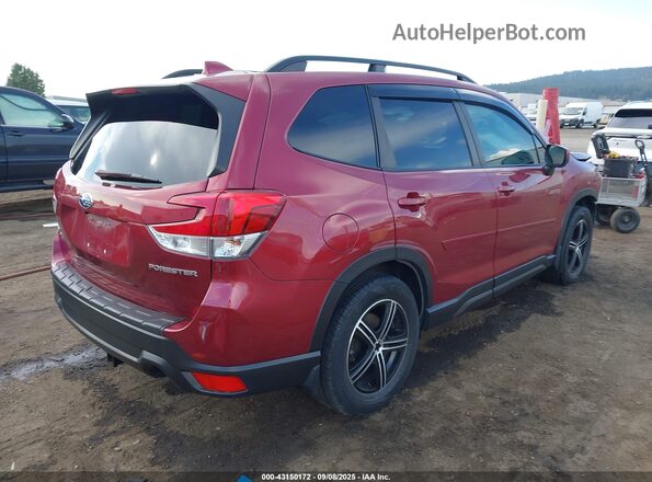 JF2SKAJC7MH565033 2021 SUBARU FORESTER Maroon Trasero derecho