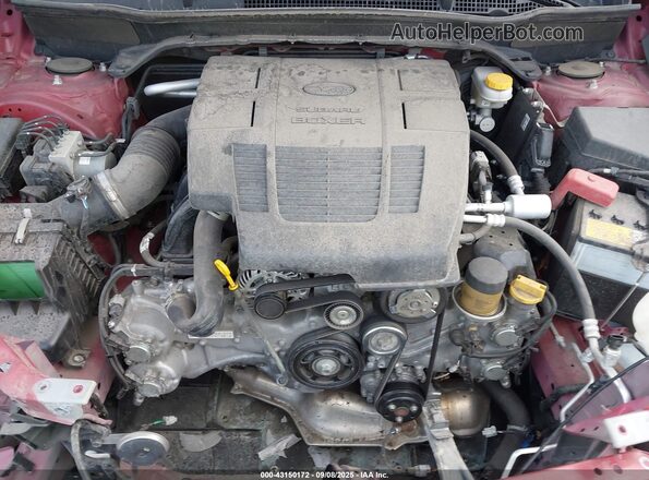 JF2SKAJC7MH565033 2021 SUBARU FORESTER Maroon Vista trasera