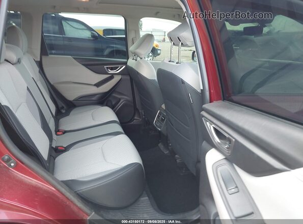 JF2SKAJC7MH565033 2021 SUBARU FORESTER Maroon Vista de la etiqueta del VIN