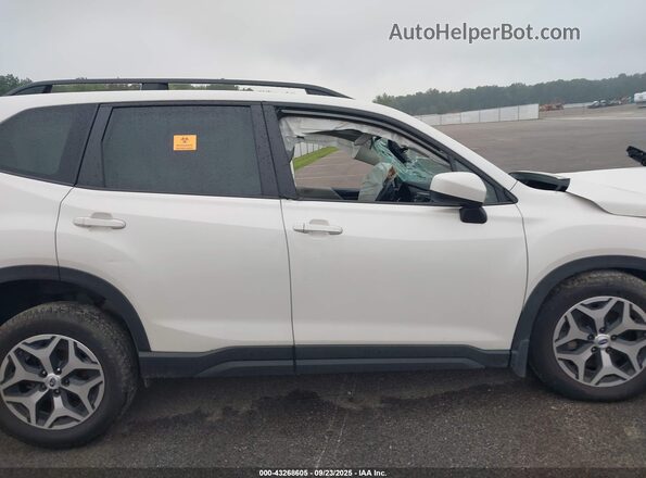 JF2SKAJC8LH554475 2020 SUBARU FORESTER White Widok zestawu wskaźników