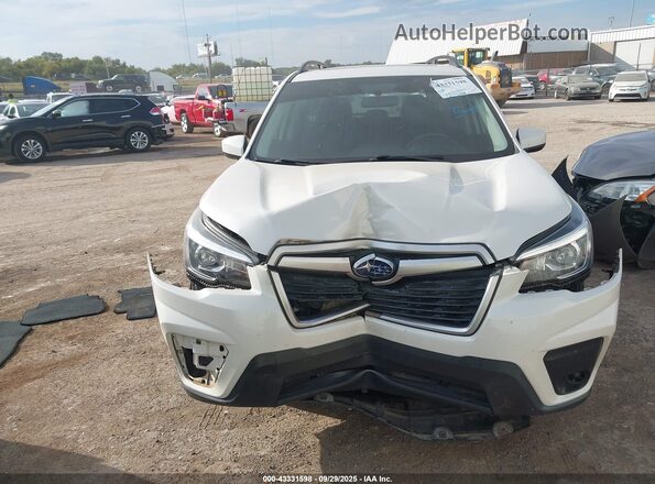 JF2SKAJC9LH451646 2020 SUBARU FORESTER White Սարքավորումների վահանակի տեսք