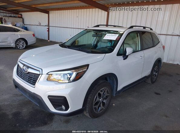 JF2SKAJC9LH556882 2020 SUBARU FORESTER White Przód lewy