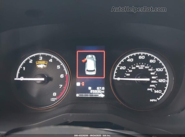 JF2SKAJC9RH521056 2024 SUBARU FORESTER Black Widok tylnych siedzeń