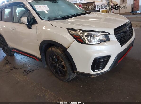 JF2SKALC3LH408465 2020 SUBARU FORESTER White Դիմացի տեսք