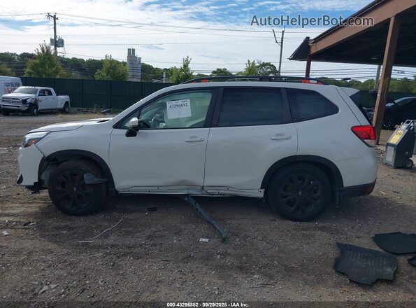 JF2SKALC5LH606741 2020 SUBARU FORESTER White Սալոնի 360 աստիճան տեսք