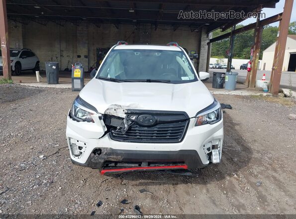 JF2SKALC5LH606741 2020 SUBARU FORESTER White Սարքավորումների վահանակի տեսք