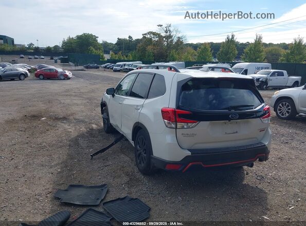 JF2SKALC5LH606741 2020 SUBARU FORESTER White Հետևի ձախ