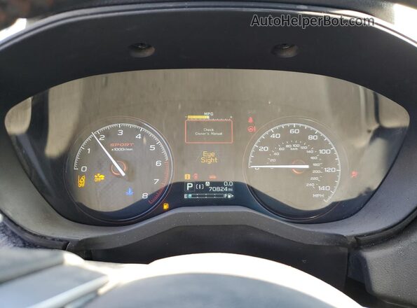 JF2SKALC5MH424040 2021 SUBARU FORESTER Белый Вид щитка приборов