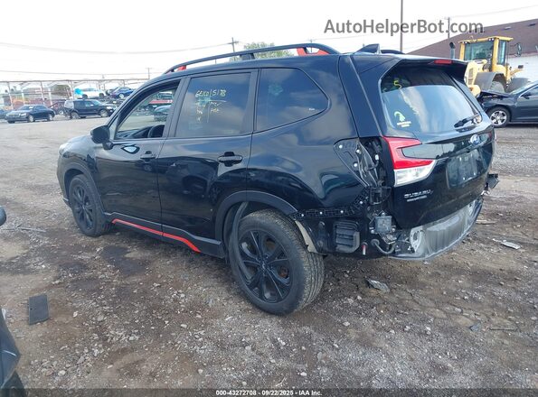 JF2SKAMC3LH550653 2020 SUBARU FORESTER Black Tył lewy