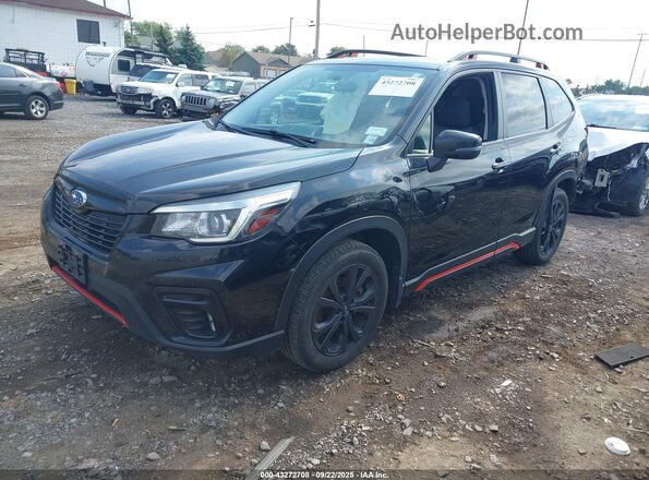 JF2SKAMC3LH550653 2020 SUBARU FORESTER Black Przód lewy