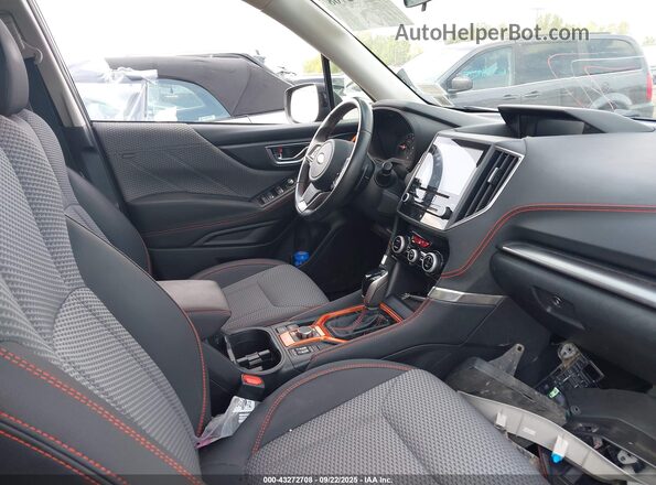 JF2SKAMC3LH550653 2020 SUBARU FORESTER Black Widok wnętrza z przodu