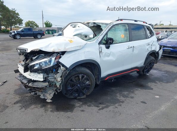 JF2SKAMC4LH599506 2020 SUBARU FORESTER White Przód lewy