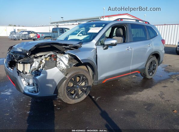 JF2SKAMC6LH459103 2020 SUBARU FORESTER Gray Передня ліва чверть