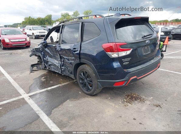 JF2SKARC9LH459895 2020 SUBARU FORESTER Blue Rear left