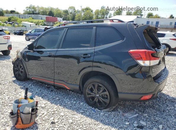 JF2SKARCXMH521886 2021 SUBARU FORESTER Black Задня ліва чверть
