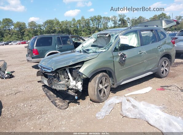 JF2SKAXC0LH444690 2020 SUBARU FORESTER Green Vista tres cuartos delantera izquierda