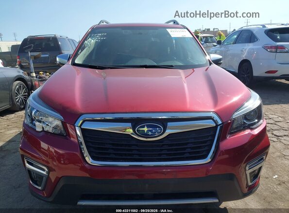 JF2SKAXC7LH418488 2020 SUBARU FORESTER Red Առջևի վահանակի տեսք